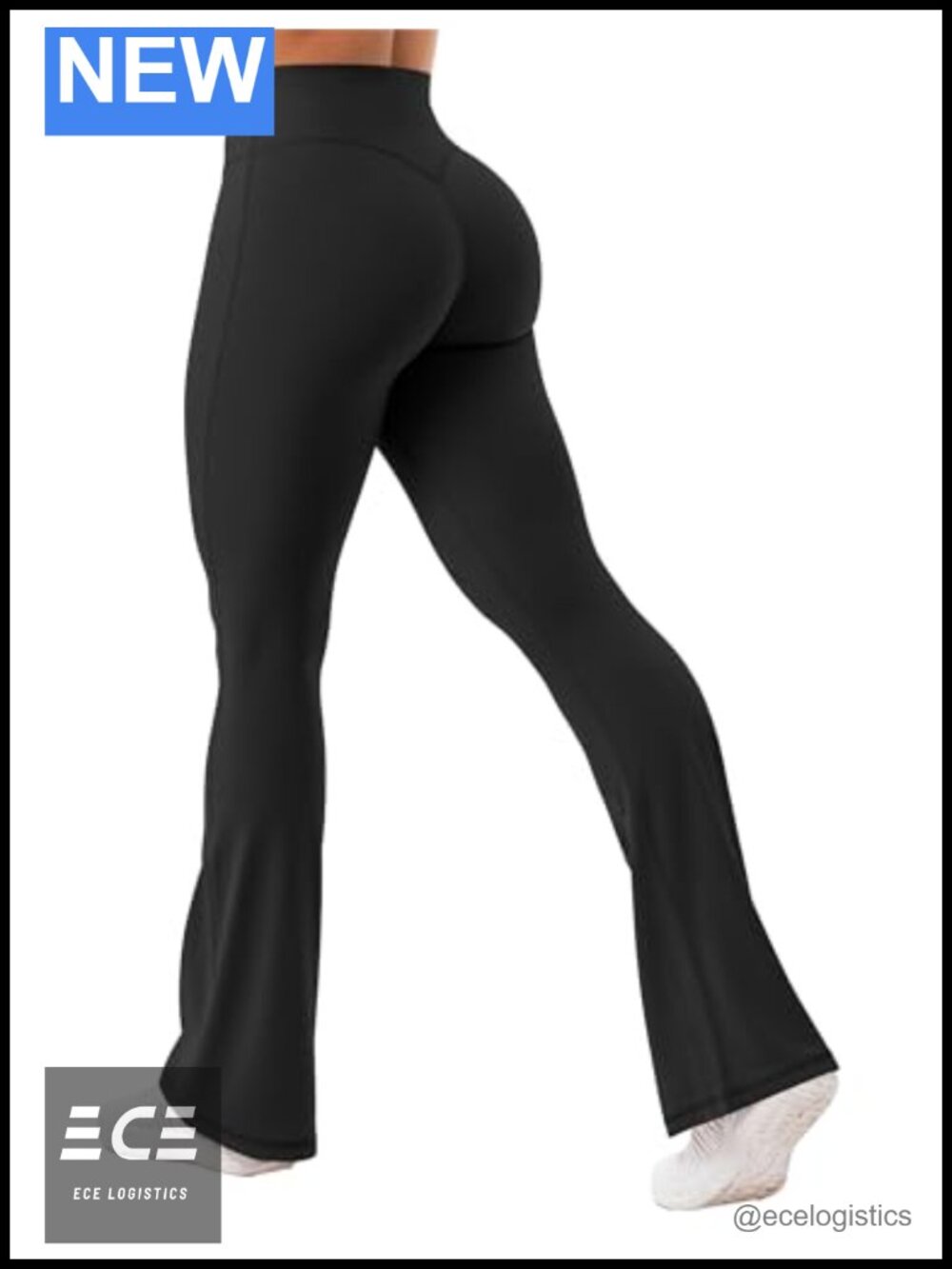 Women's Flare Leggings High Waisted Bell Bottom Yoga Pants Nylon Spandex
